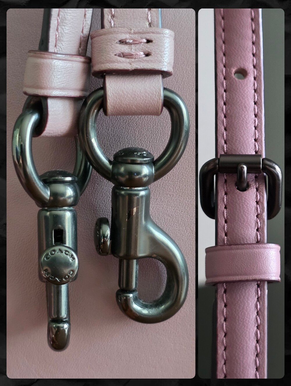 Coach 22821 Cooper Carryall Dusty Rose Glovetanned Leather Satchel Bag 1941 - Picture 7 of 16
